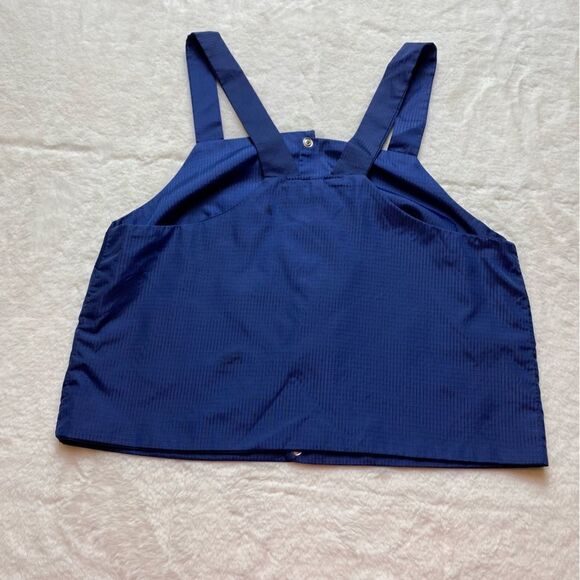 Melody Ehsani Blue Nylon Cropped Tank - Picture 2 of 8